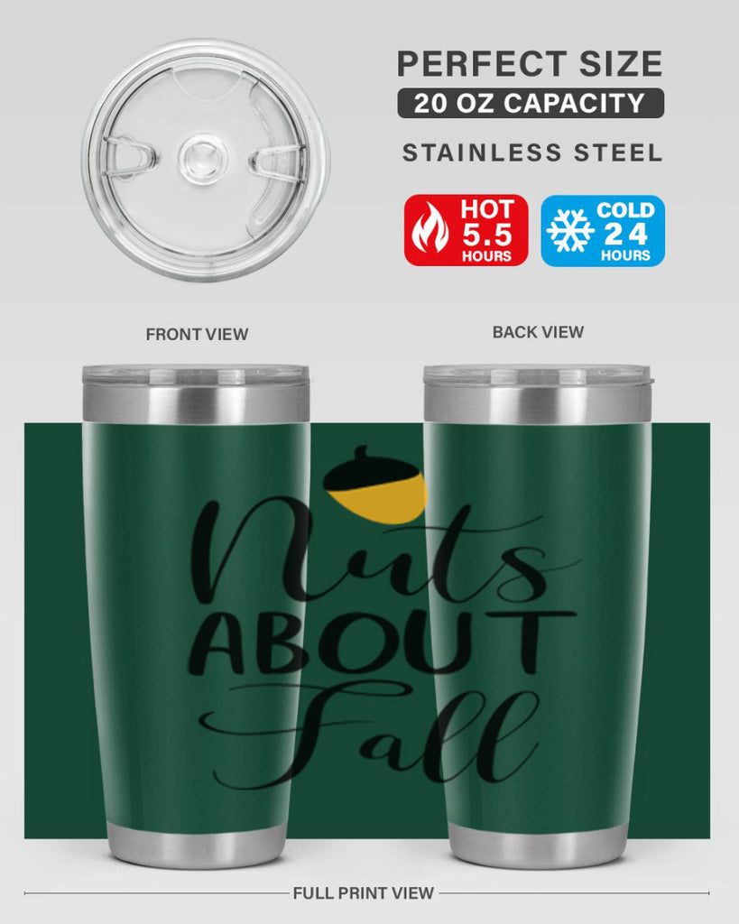 nuts about fall 445#- fall- Tumbler