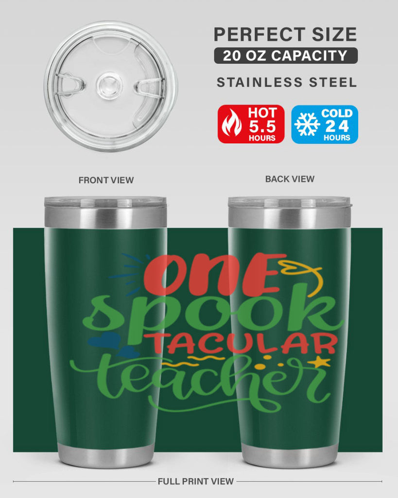 one spook tacular teacher Style 159#- teacher- tumbler