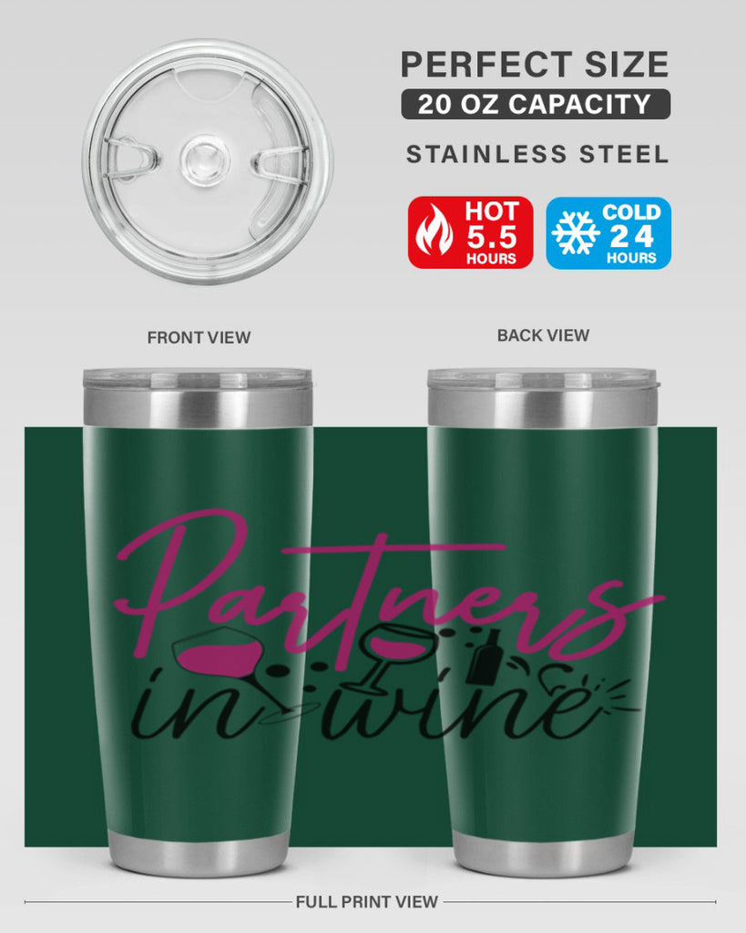 partners in wine 177#- wine- Tumbler