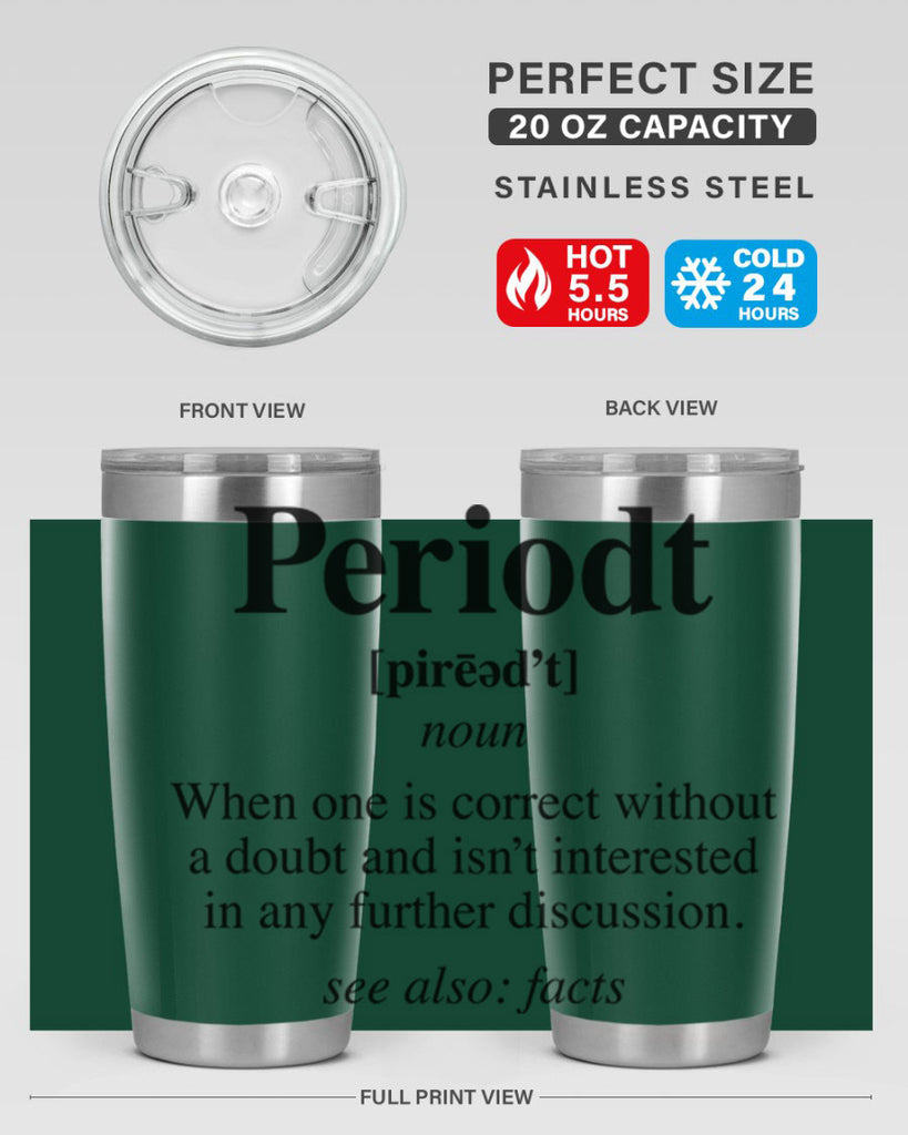 periodt definition 55#- black words phrases- Cotton Tank