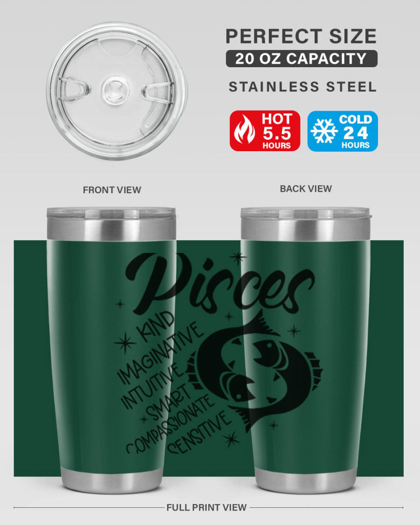 pisces 371#- zodiac- Tumbler