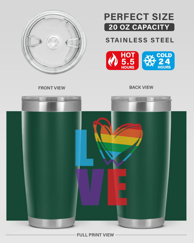 pride love heart 64#- lgbt- Tumbler