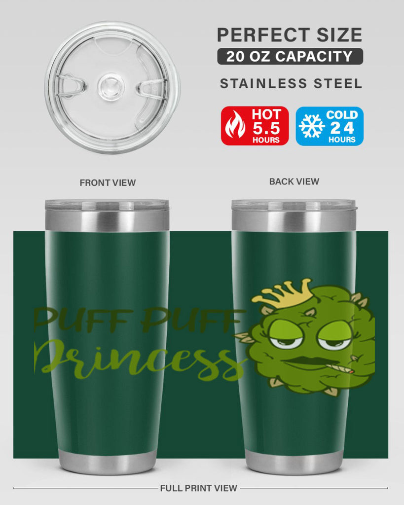 puff puff princess 220#- marijuana- Tumbler