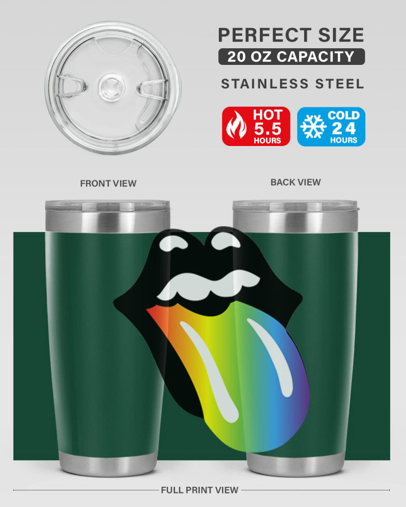 rainbow mouth and tongue 5#- lgbt- Tumbler