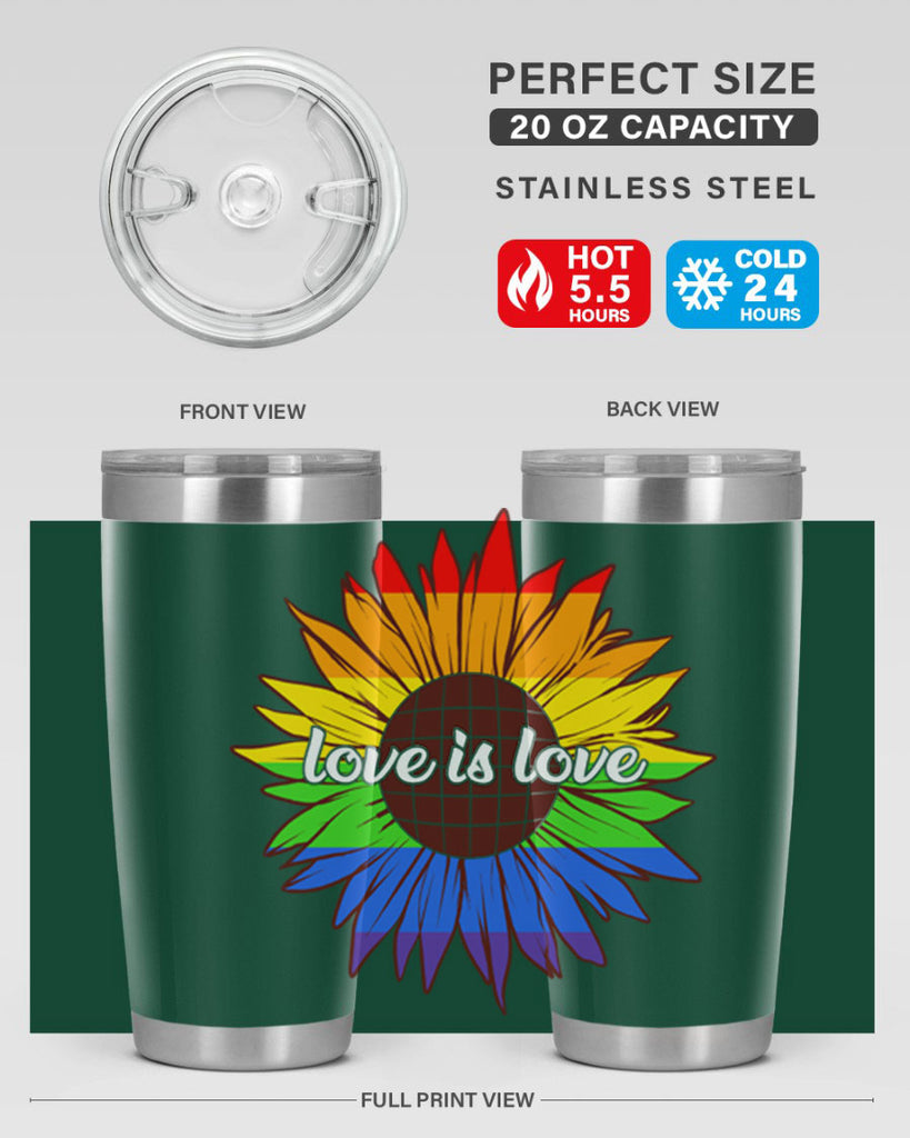 rainbow sunflower love is love 26#- lgbt- Tumbler