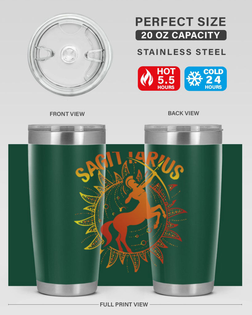 sagittarius 415#- zodiac- Tumbler