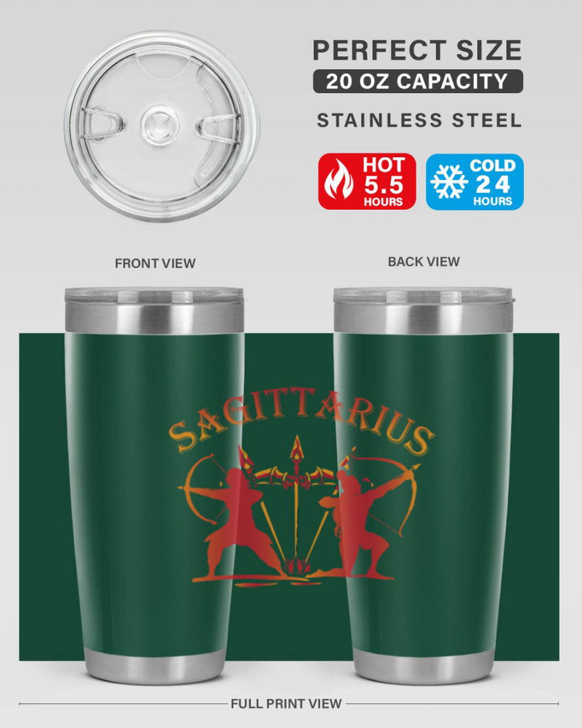 sagittarius 416#- zodiac- Tumbler