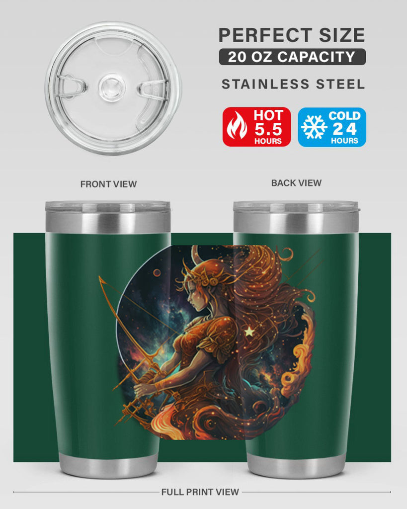 sagittarius 417#- zodiac- Tumbler