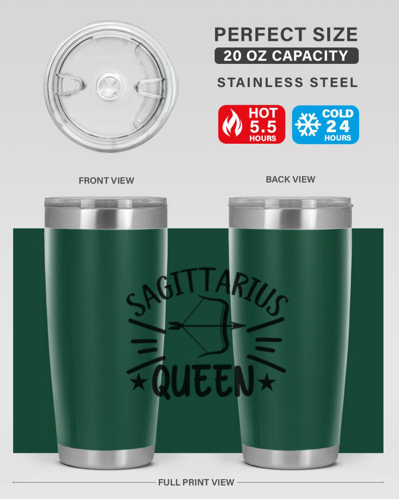sagittarius queen 411#- zodiac- Tumbler