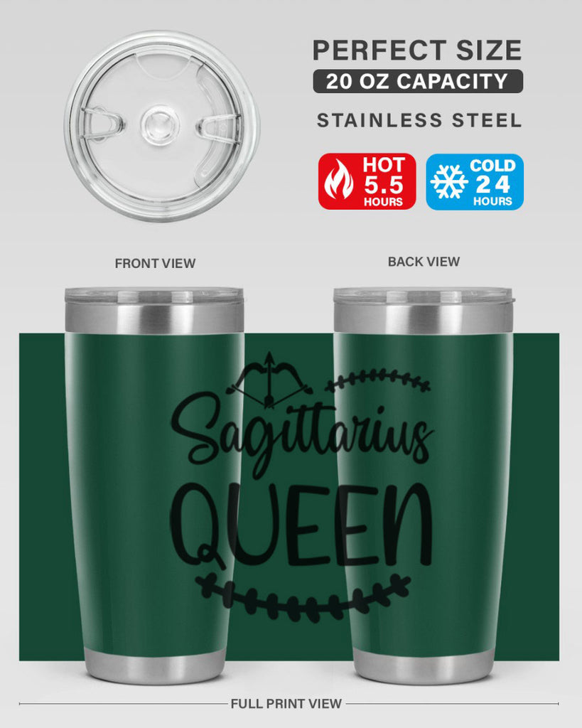 sagittarius queen 413#- zodiac- Tumbler