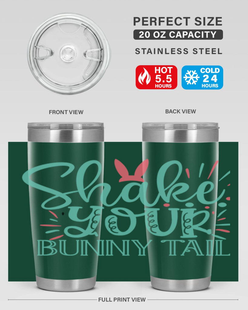 shake your bunny tail 104#- easter- Tumbler