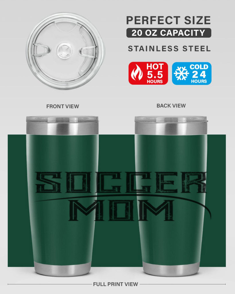 soccer mom 67#- mom- Tumbler