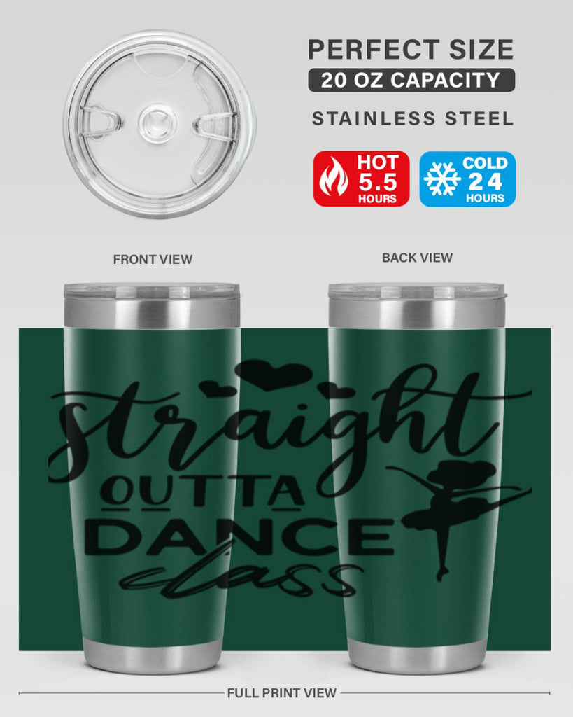 straight outta dance class 80#- ballet- Tumbler