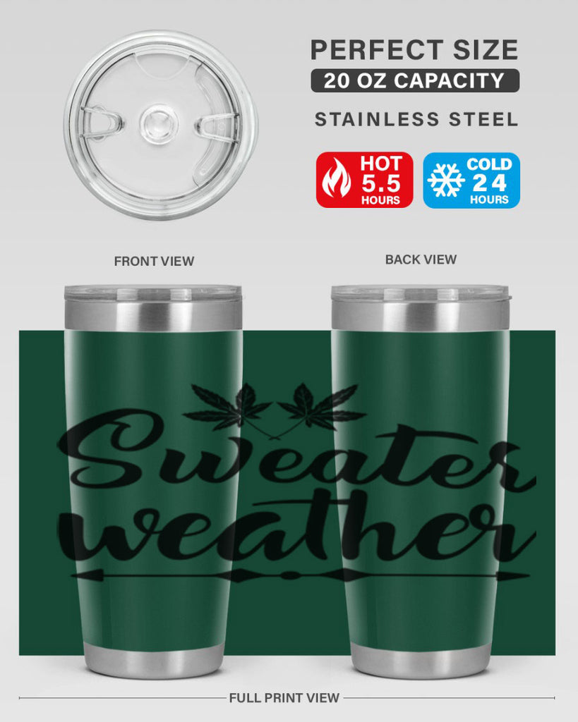 sweater weather 581#- fall- Tumbler