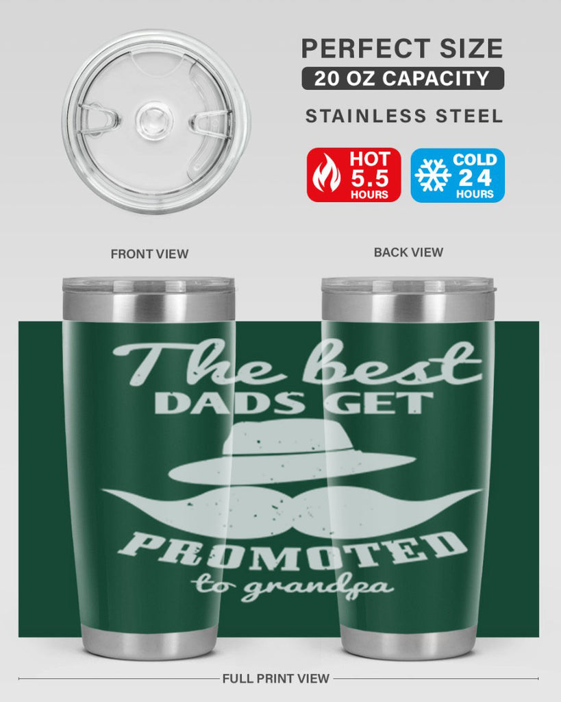 the best dads get promoted 164#- fathers day- Tumbler