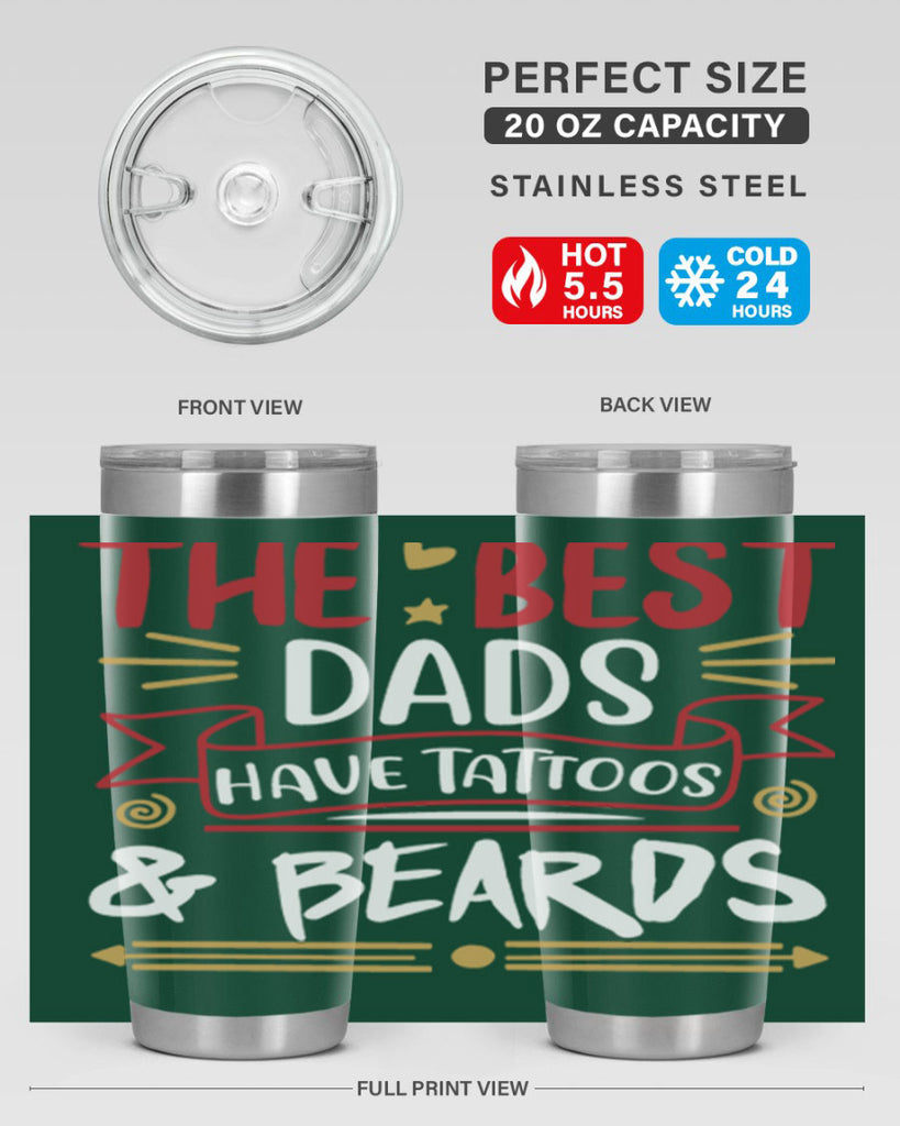 the best dads have tattoos beards 3#- fathers day- Tumbler