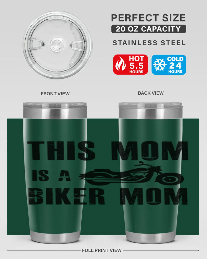 this mom is a biker mom 35#- mom- Tumbler