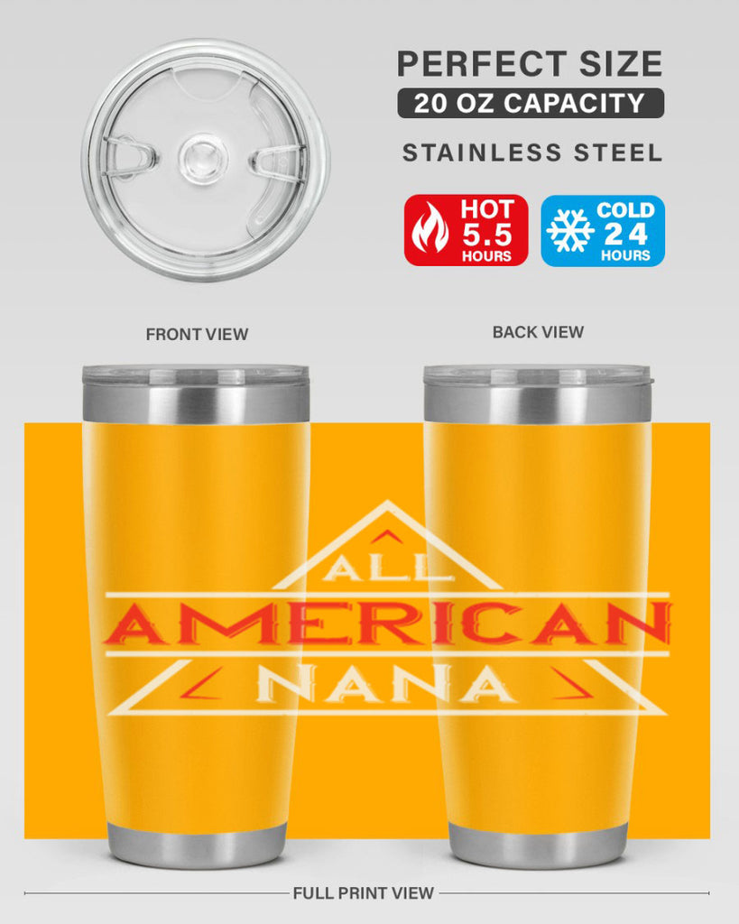 ALL american nana 37#- grandma - nana- Tumbler