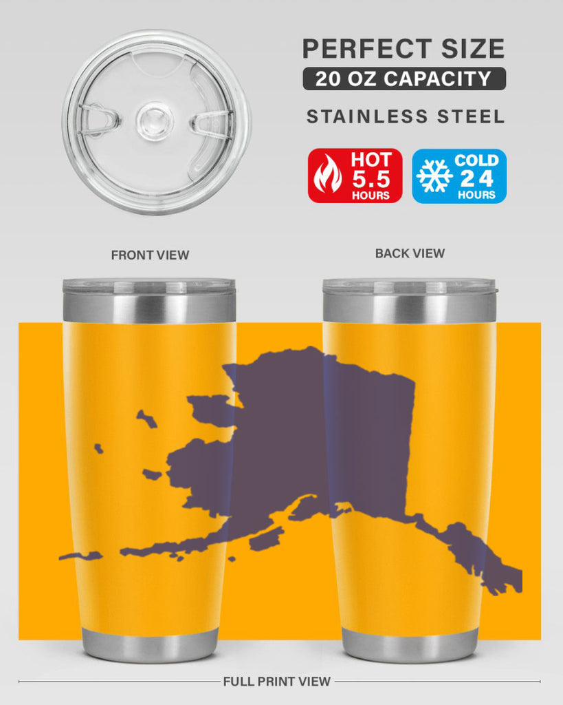 Alaska 49#- stateflags- Tumbler