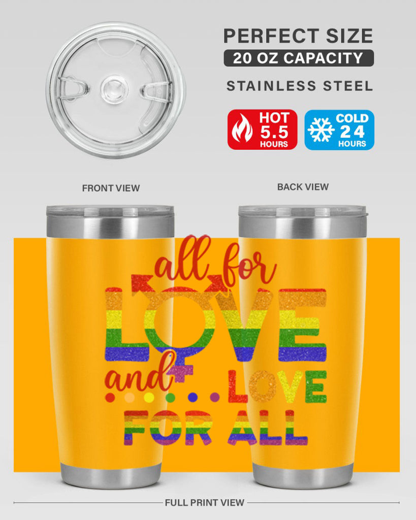 All For Love Love For All Lgbt Design 45#- lgbt- Tumbler