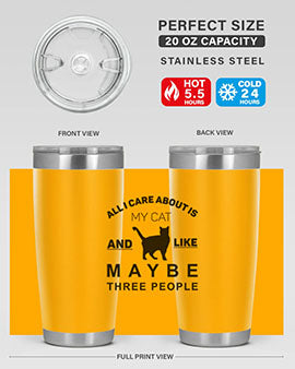 All I Care About is Style 26#- cat- Tumbler