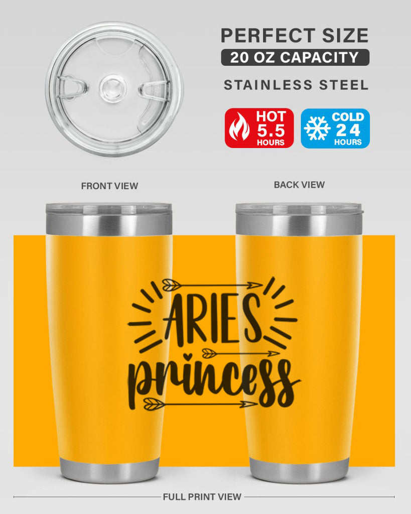 Aries princess 115#- zodiac- Tumbler