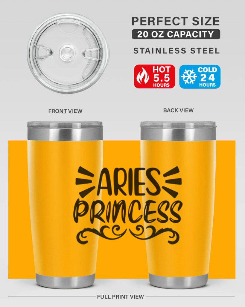 Aries princess 117#- zodiac- Tumbler