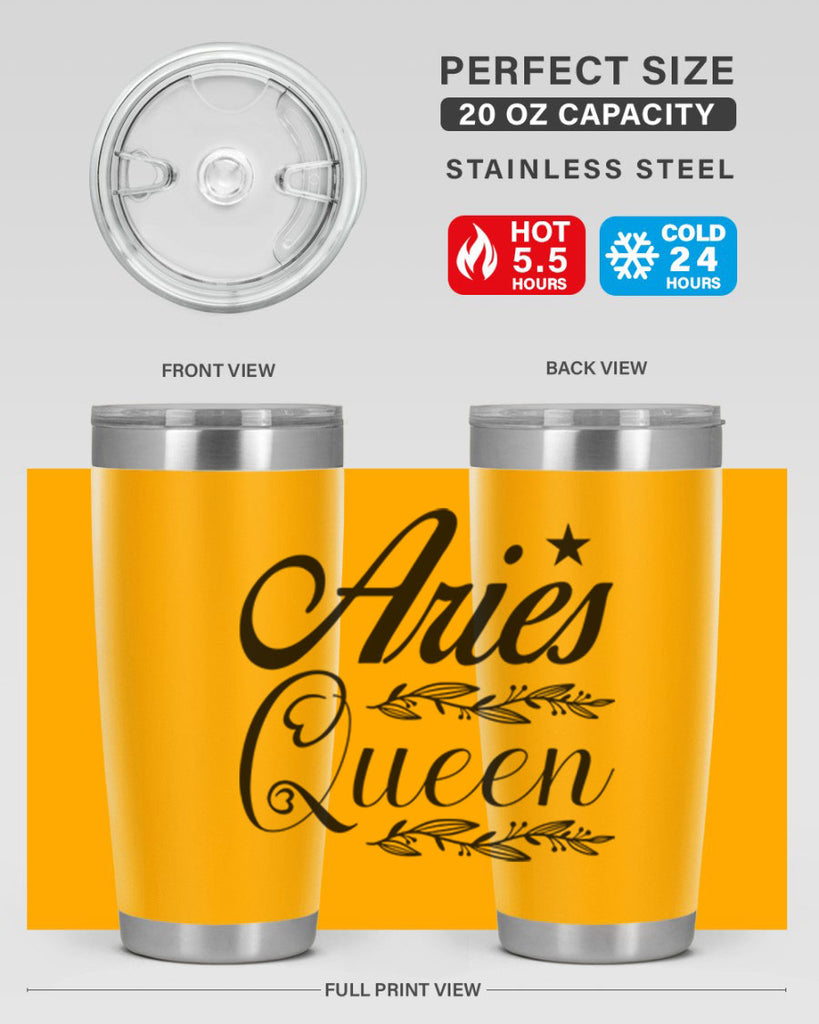 Aries queen 119#- zodiac- Tumbler