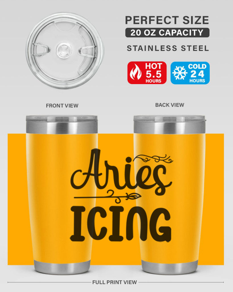 Ariesicing 106#- zodiac- Tumbler
