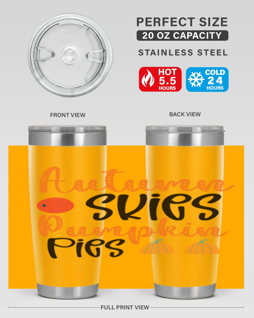 Autumn Skies Pumpkin Pies 30#- fall- Tumbler