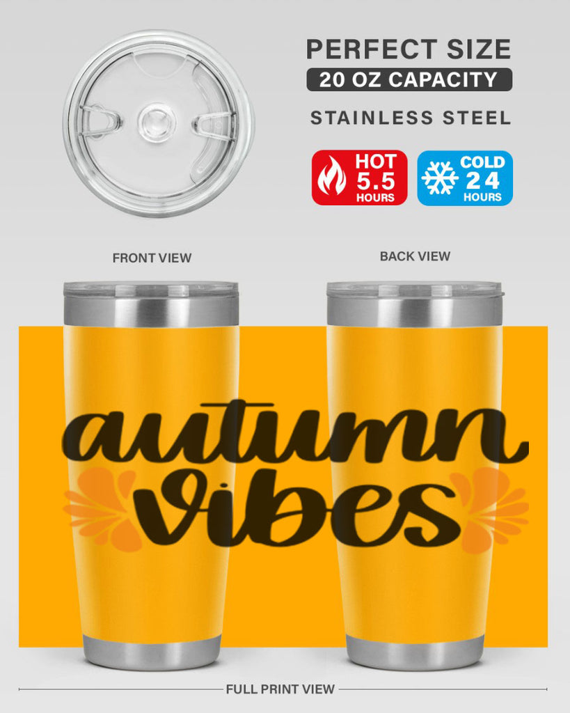 Autumn Vibes 478#- fall- Tumbler