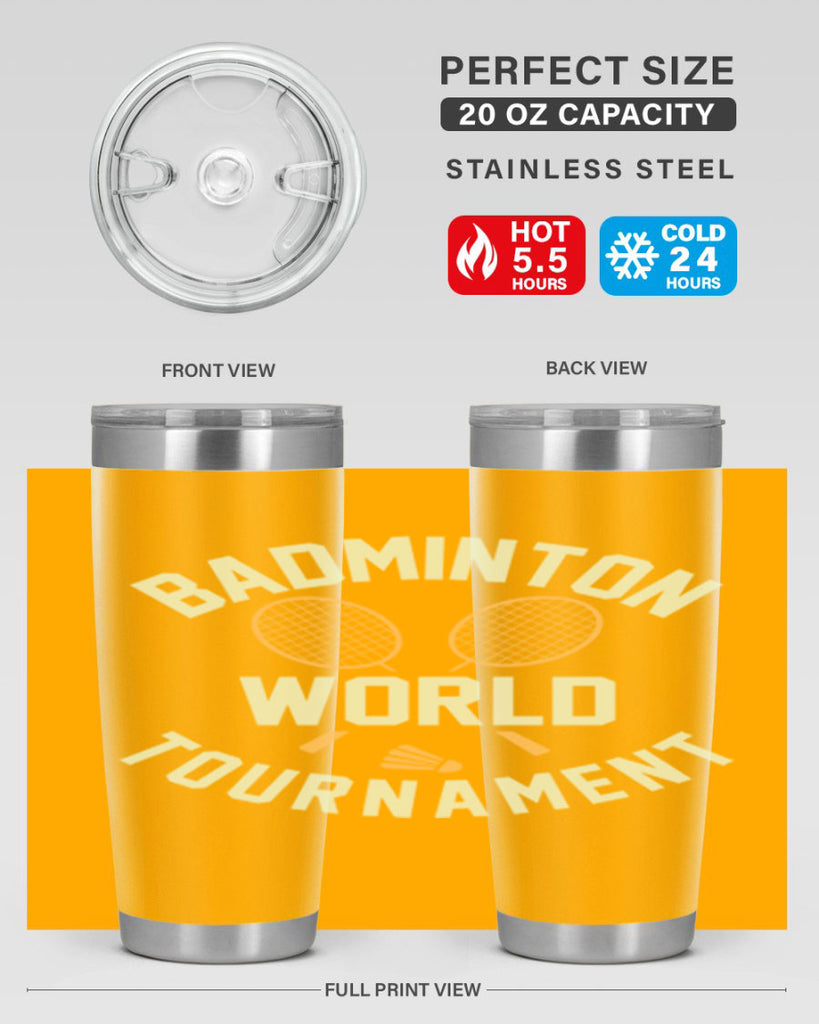 Badminton 1449#- badminton- Tumbler