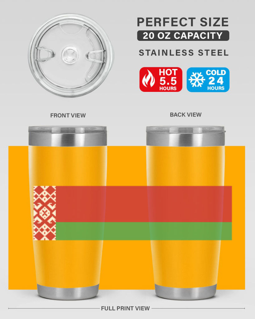 Belarus 182#- world flags- Tumbler