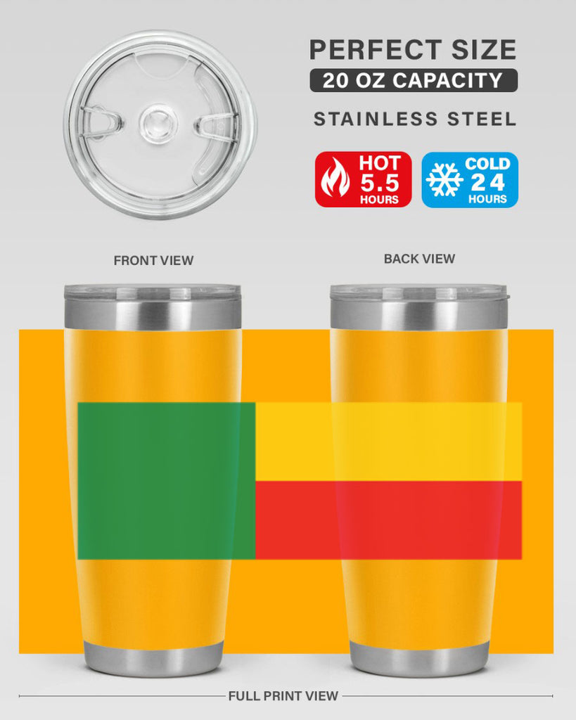 Benin 179#- world flags- Tumbler
