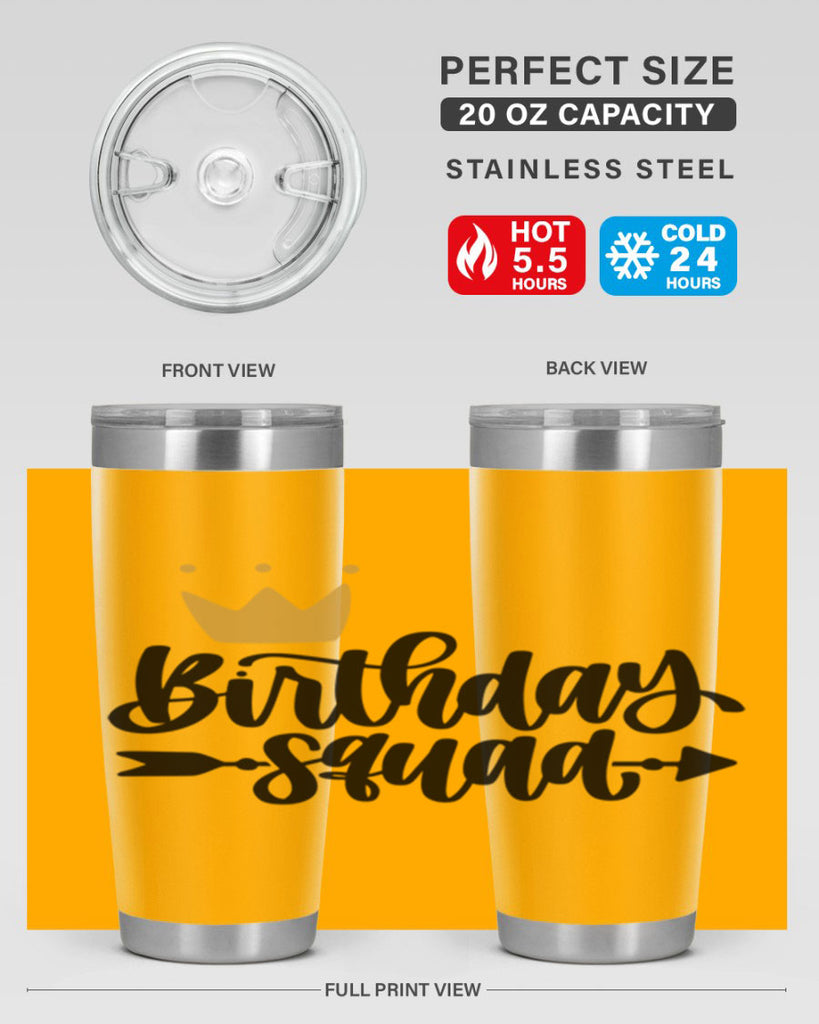 Birthday Squad Style 6#- birthday- tumbler