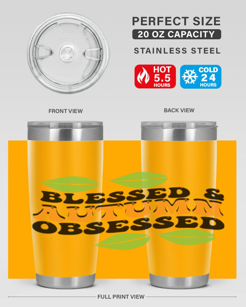 Blessed Autumn Obsessed 48#- fall- Tumbler