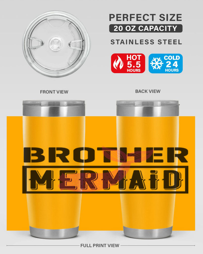 Brother mermaid 86#- mermaid- Tumbler