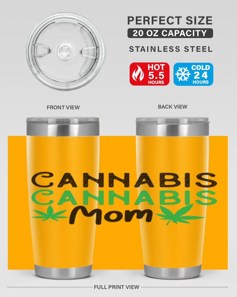 Cannabis Mom 48#- marijuana- Tumbler