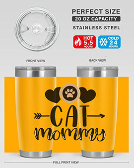 Cat Mommy Style 87#- cat- Tumbler