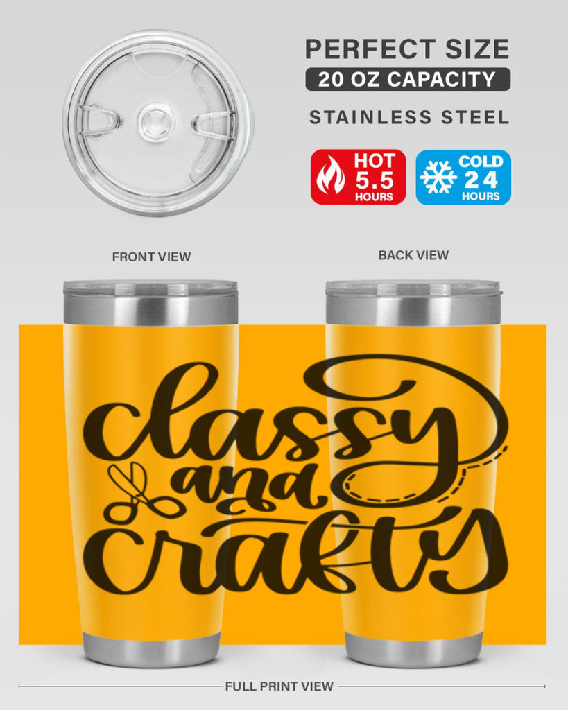 Classy And Crafty 43#- crafting- Tumbler