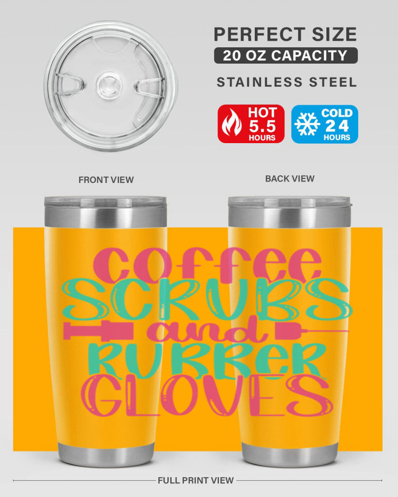 Coffee Scrubs And Rubber Gloves Style Style 210#- nurse- tumbler