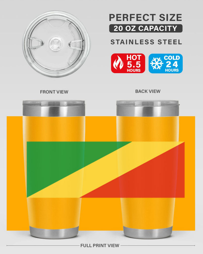 Congo Republic of the 158#- world flags- Tumbler