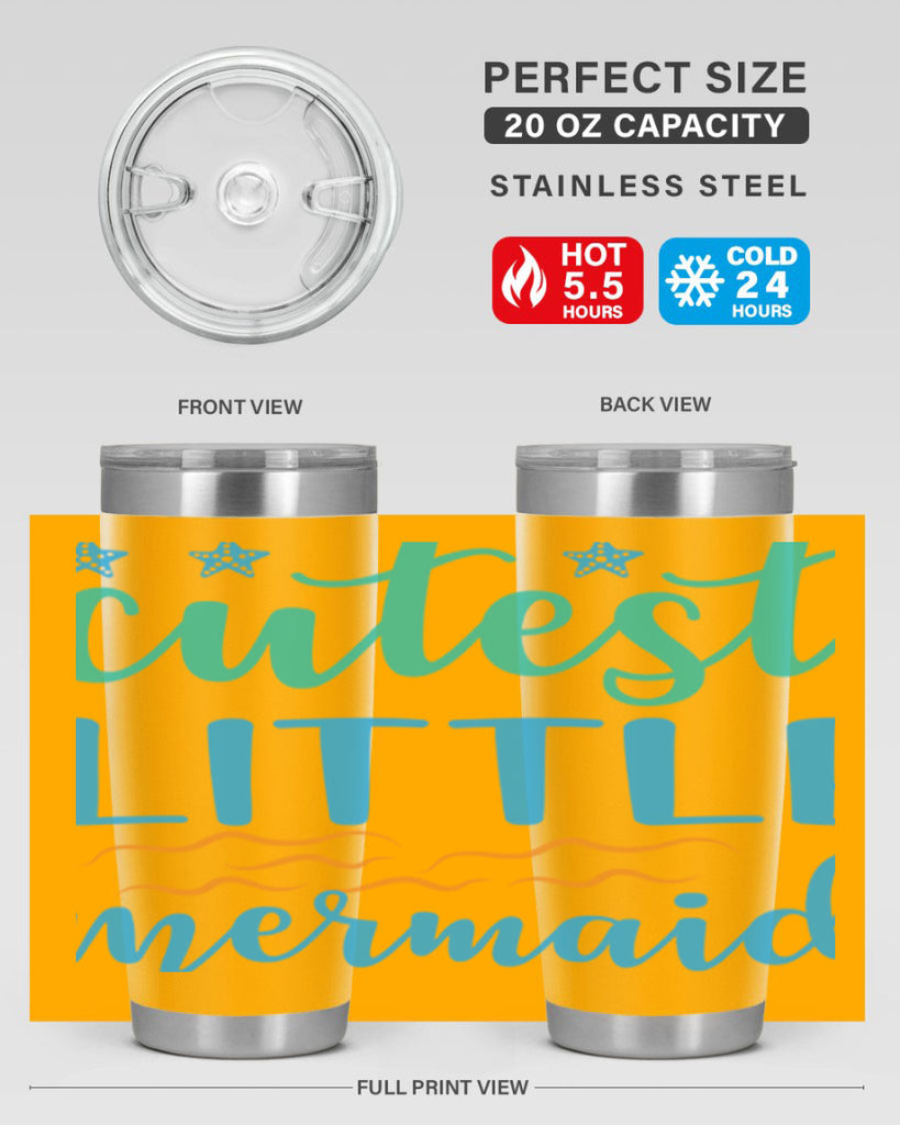 Cutest Little Mermaid Design 97#- mermaid- Tumbler