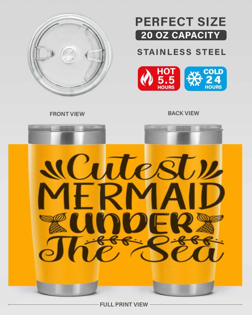 Cutest Mermaid Under The Sea 108#- mermaid- Tumbler