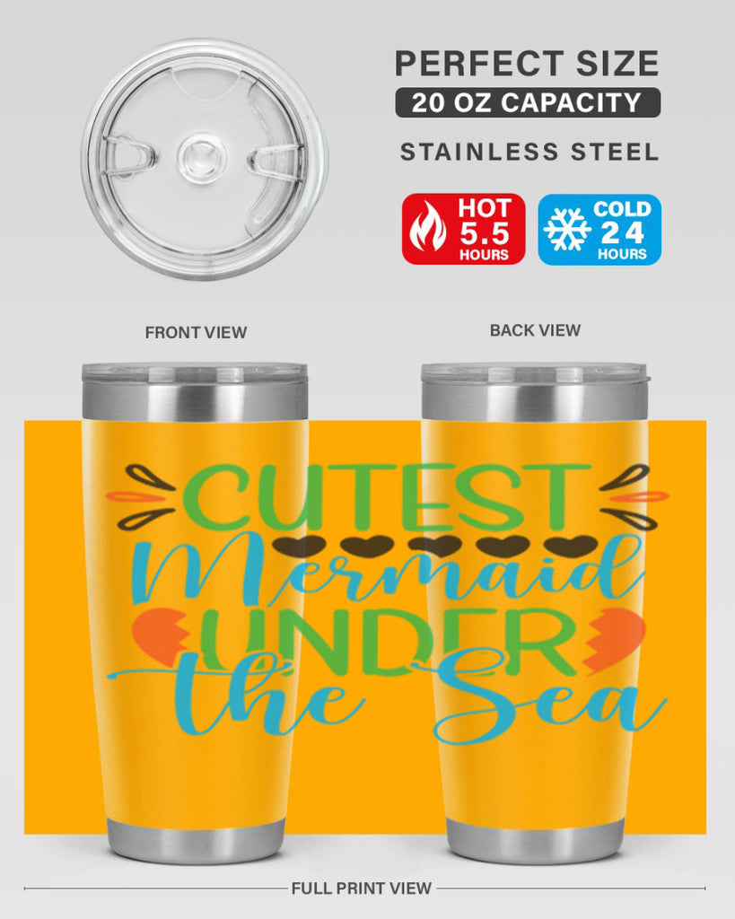 Cutest Mermaid Under The Sea 109#- mermaid- Tumbler