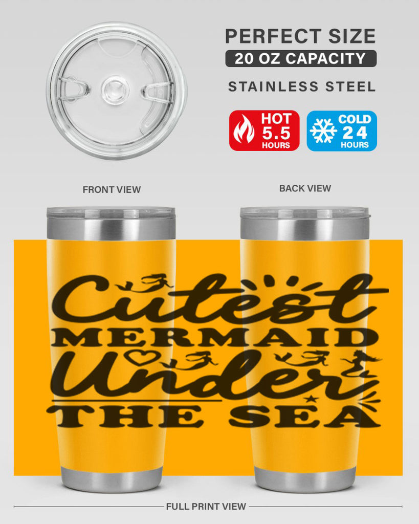 Cutest Mermaid Under the Sea 106#- mermaid- Tumbler