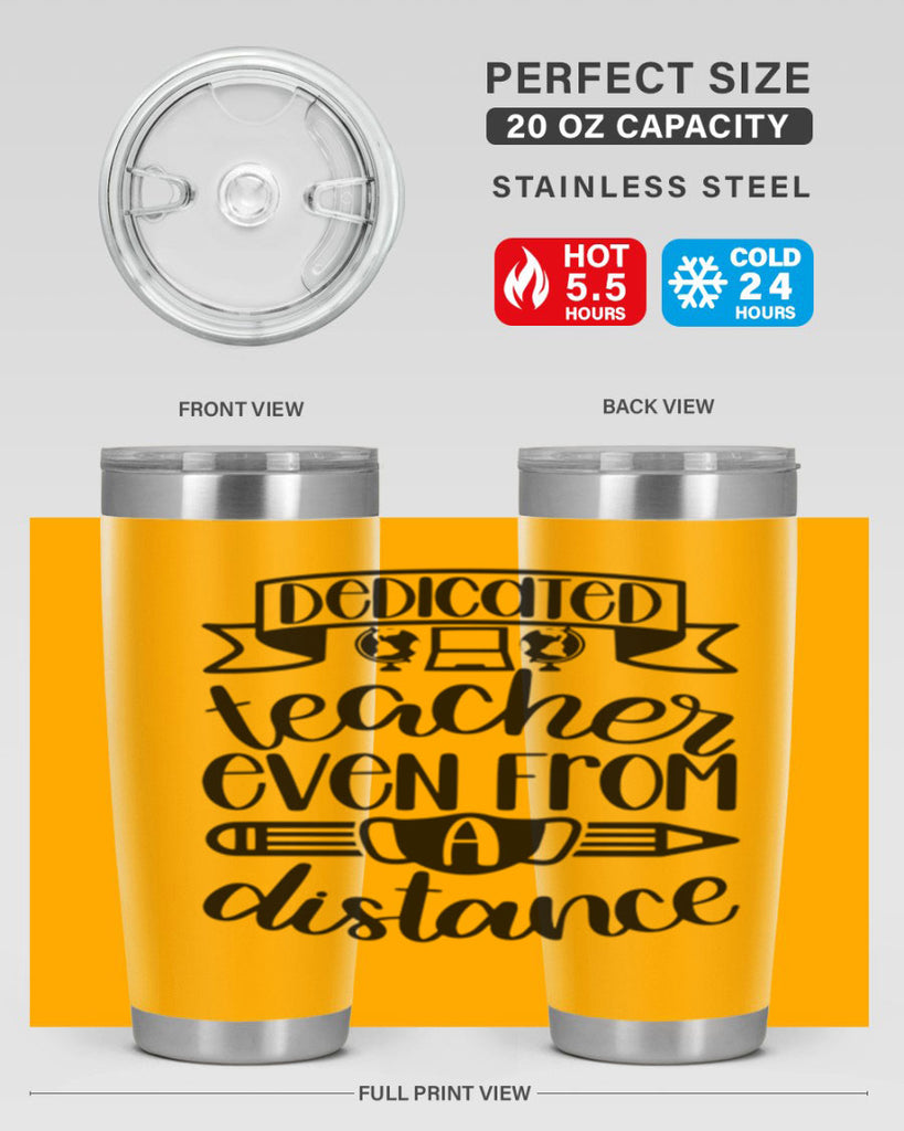 Dedicated Teacher Even Style 80#- teacher- tumbler