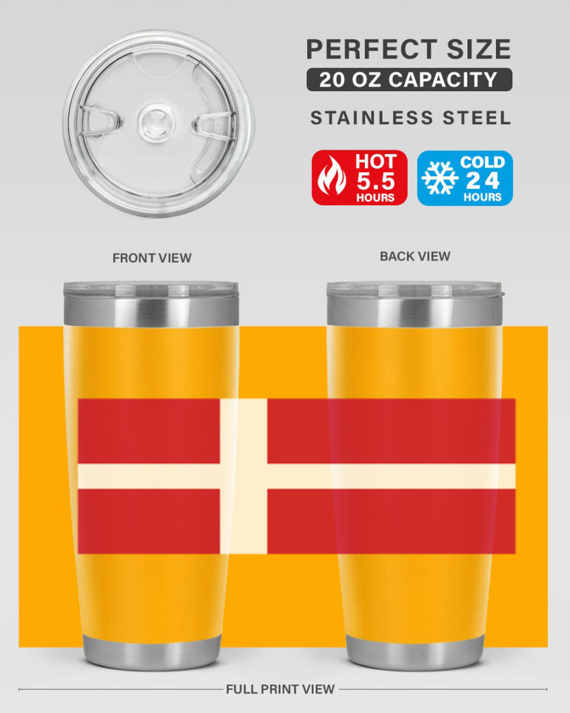 Denmark 151#- world flags- Tumbler