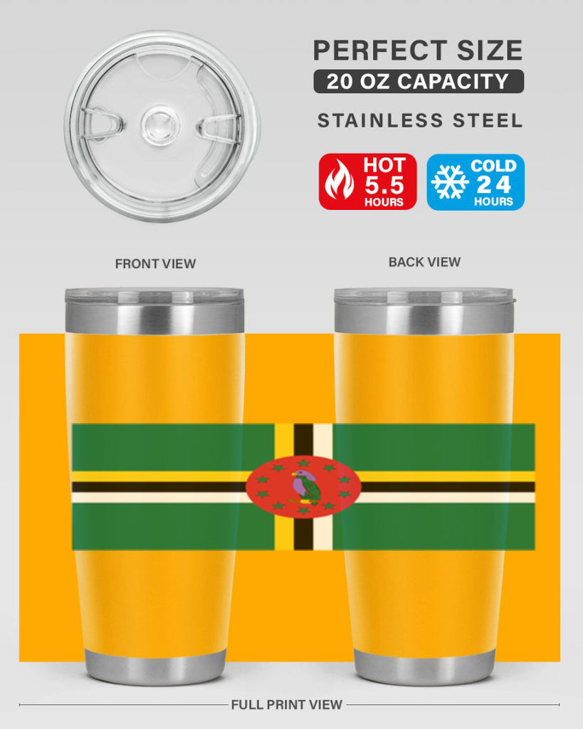 Dominica 149#- world flags- Tumbler