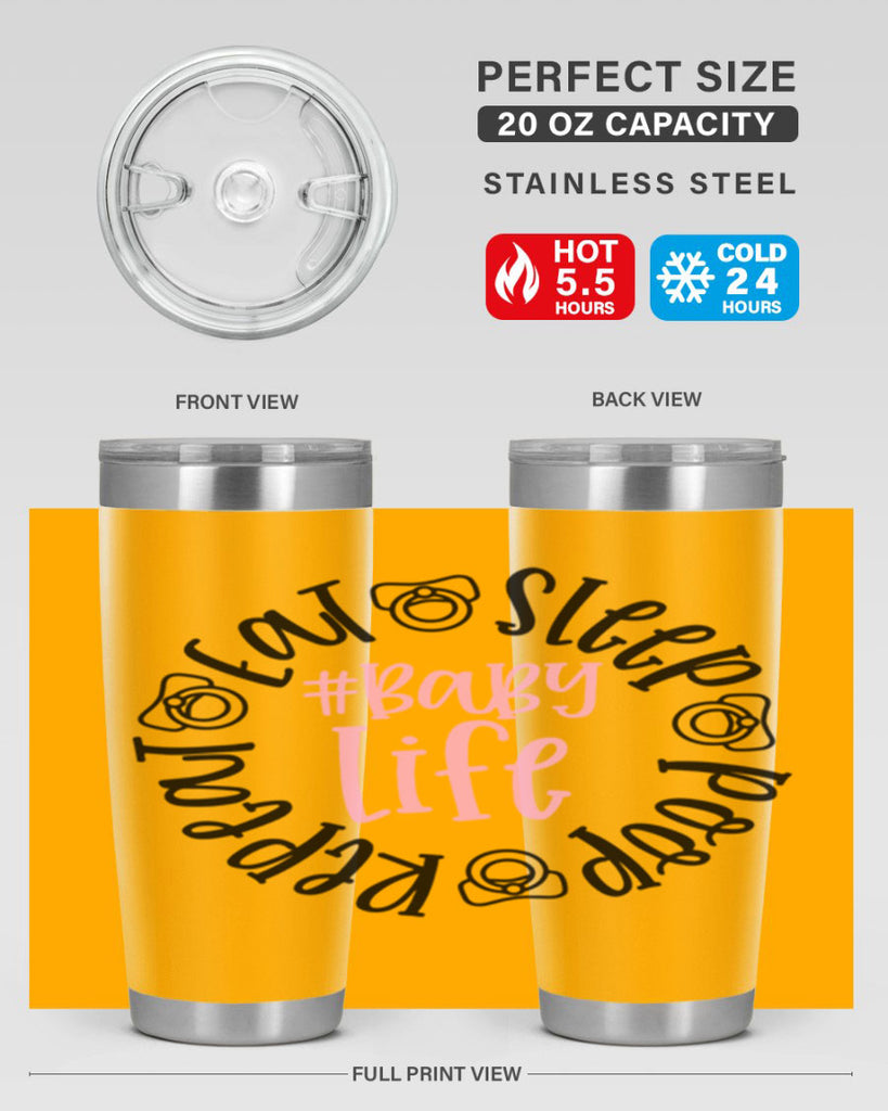 Eat Sleep Poop Repeat BabyLife Style 97#- baby- tumbler